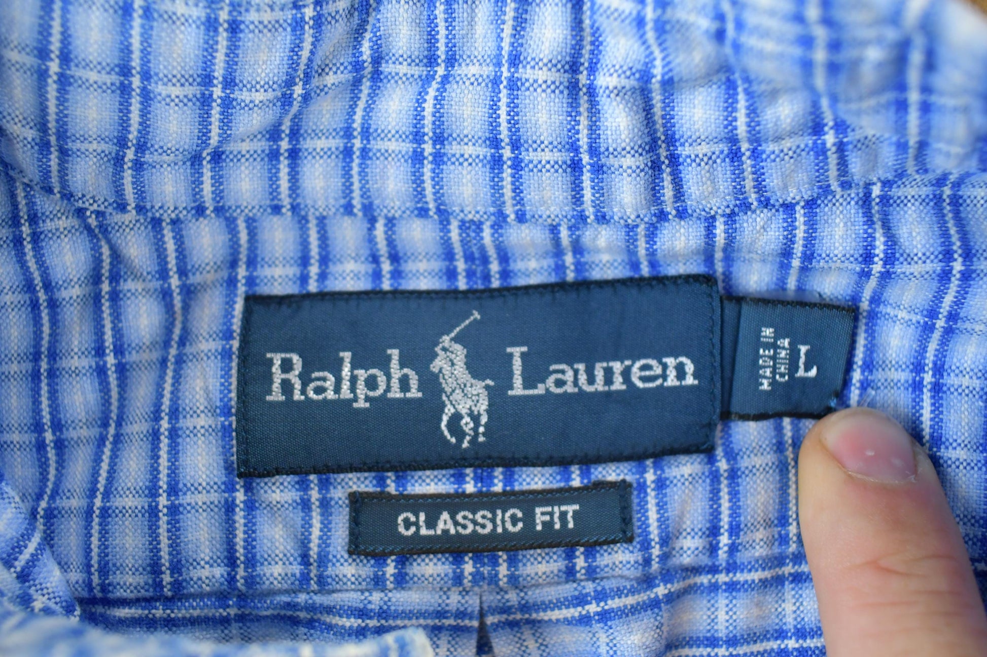 Vintage 90s Polo Ralph Lauren Plaid Button Up Shirt