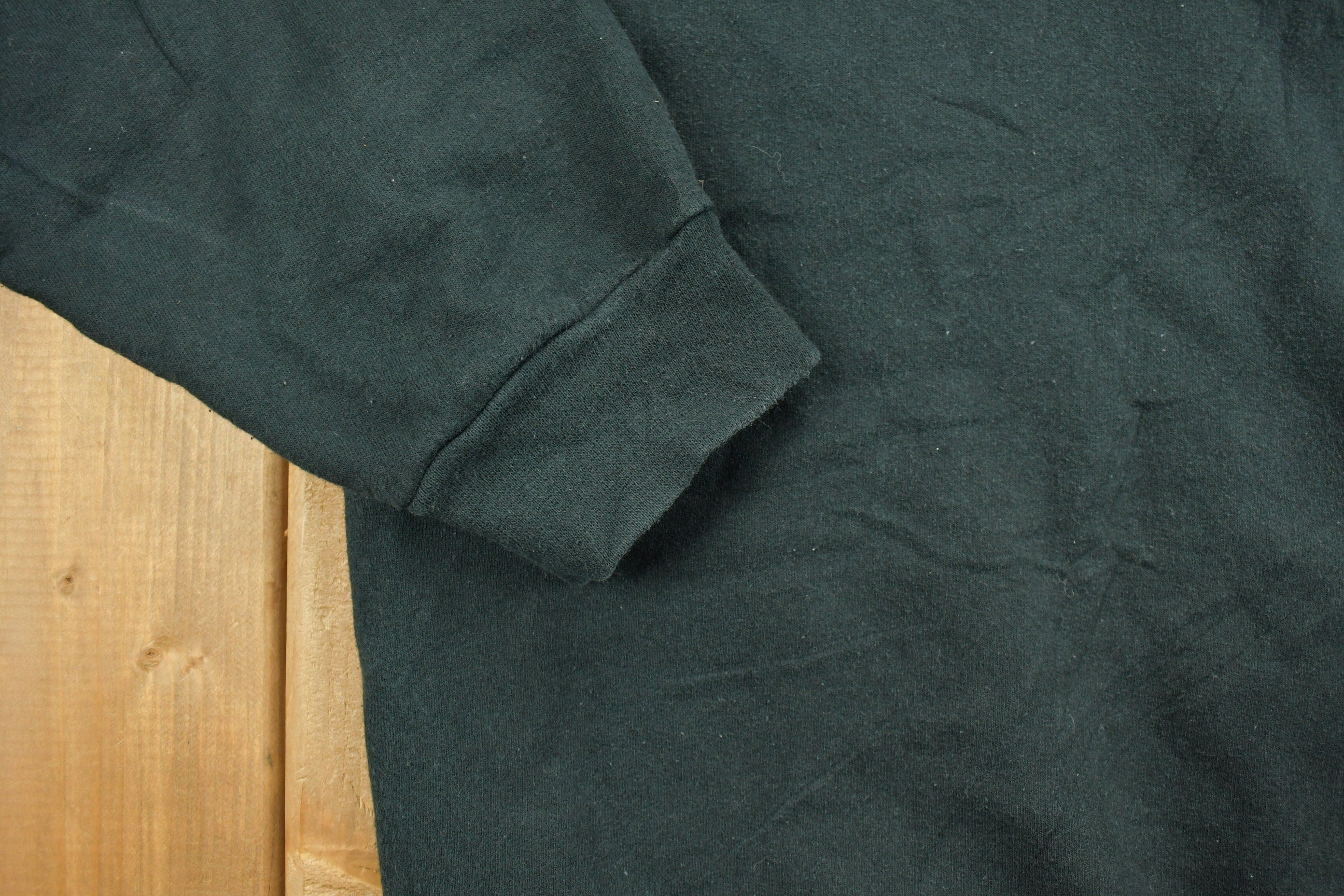 Vintage 1990s Blank Black Starter Crewneck Sweatshirt