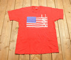 Vintage 1990s USA Flag Souvenir T Shirt