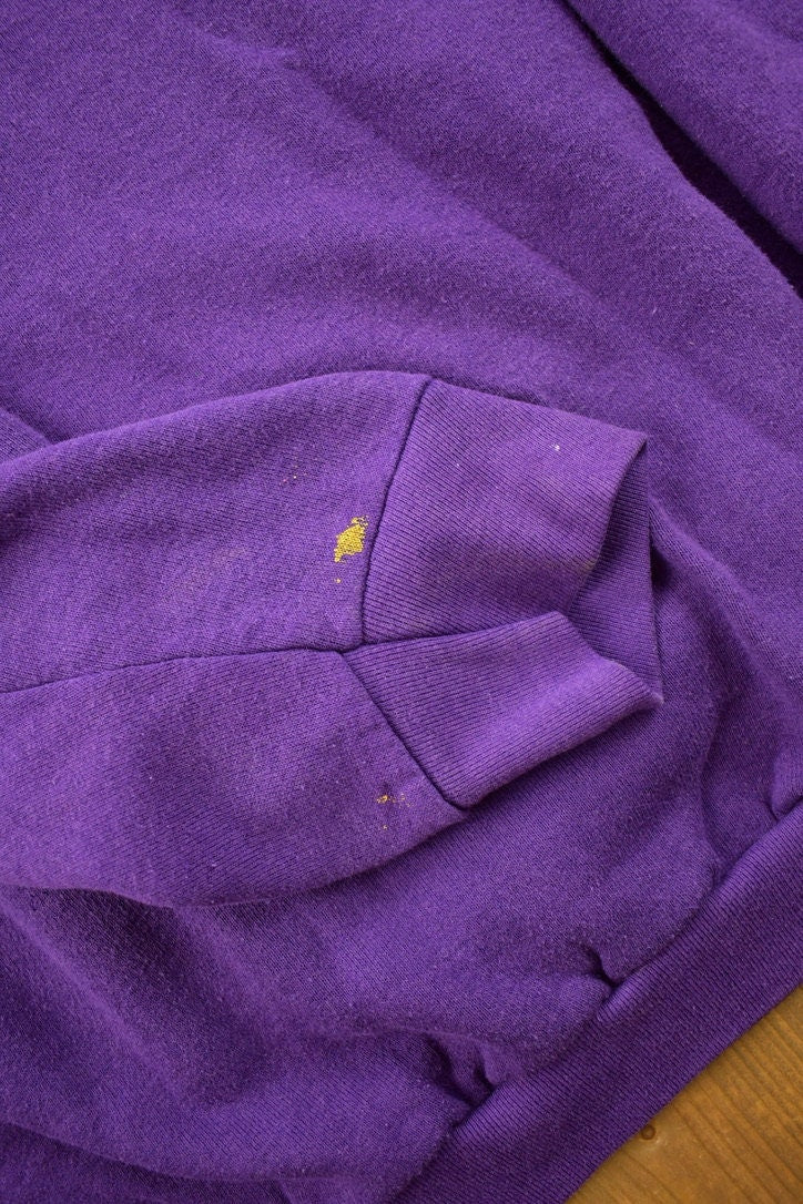 Vintage 1990s Blank Fruit Of The Loom Raglan Crewneck Sweatshirt
