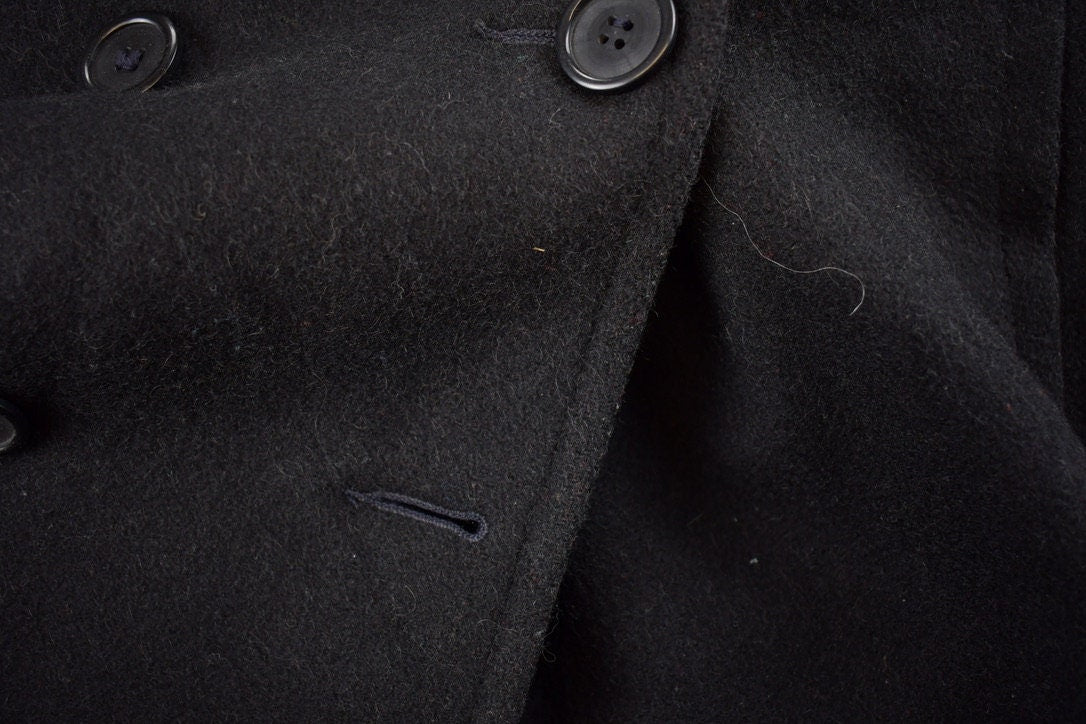Vintage 1970s Mario De Pinto Wool Coat