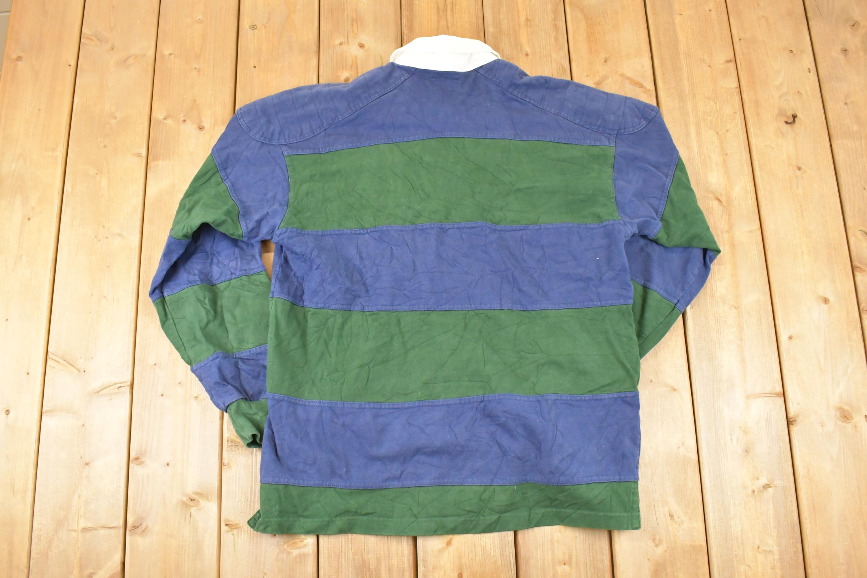 Vintage 1990s Total Rugby Ireland Quarter Button Up Shirt Men's L