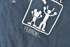 Vintage 1990s Disney The Twilight Zone Tower Of Terror Cartoon Promo T-Shirt