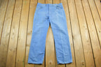 Vintage 1980s Wrangler Rancher Denim Jeans Adult 35 X 29