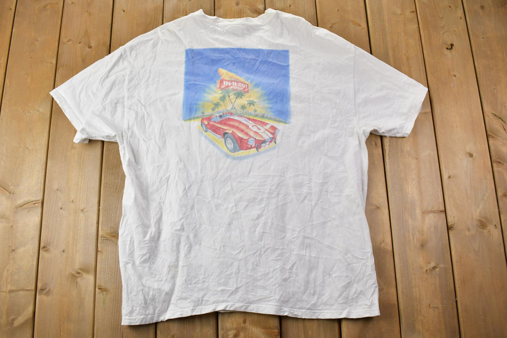 Vintage 1990s In N Out Burger California Graphic T-Shirt
