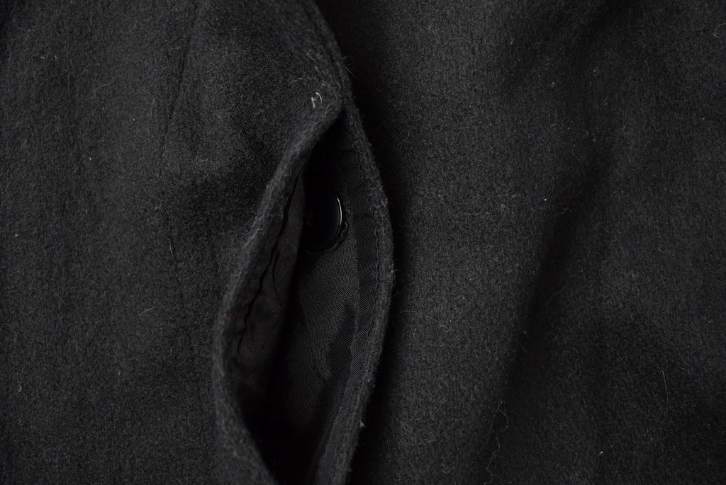 Vintage 1980s Donnybrook Wool Trench Button Up Over Coat Women's L /