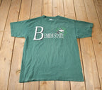 Vintage 1990s Bemidji State Beavers University Graphic T-Shirt Made In USA Cotton