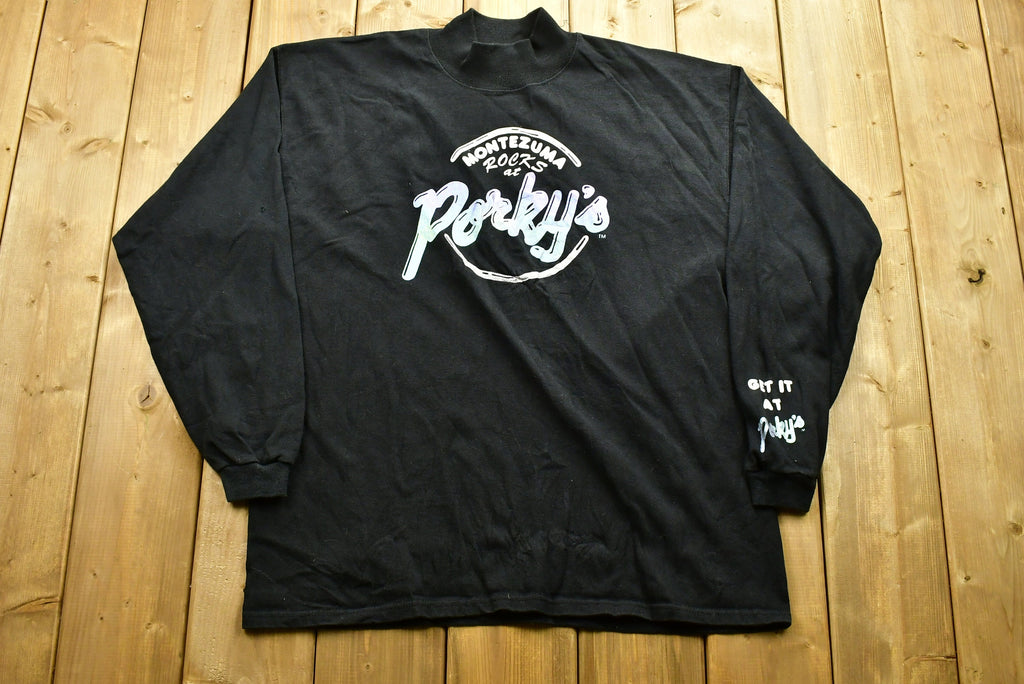 Vintage 1990's Montezuma Rocks At Porkys Crewneck Sweatshirt