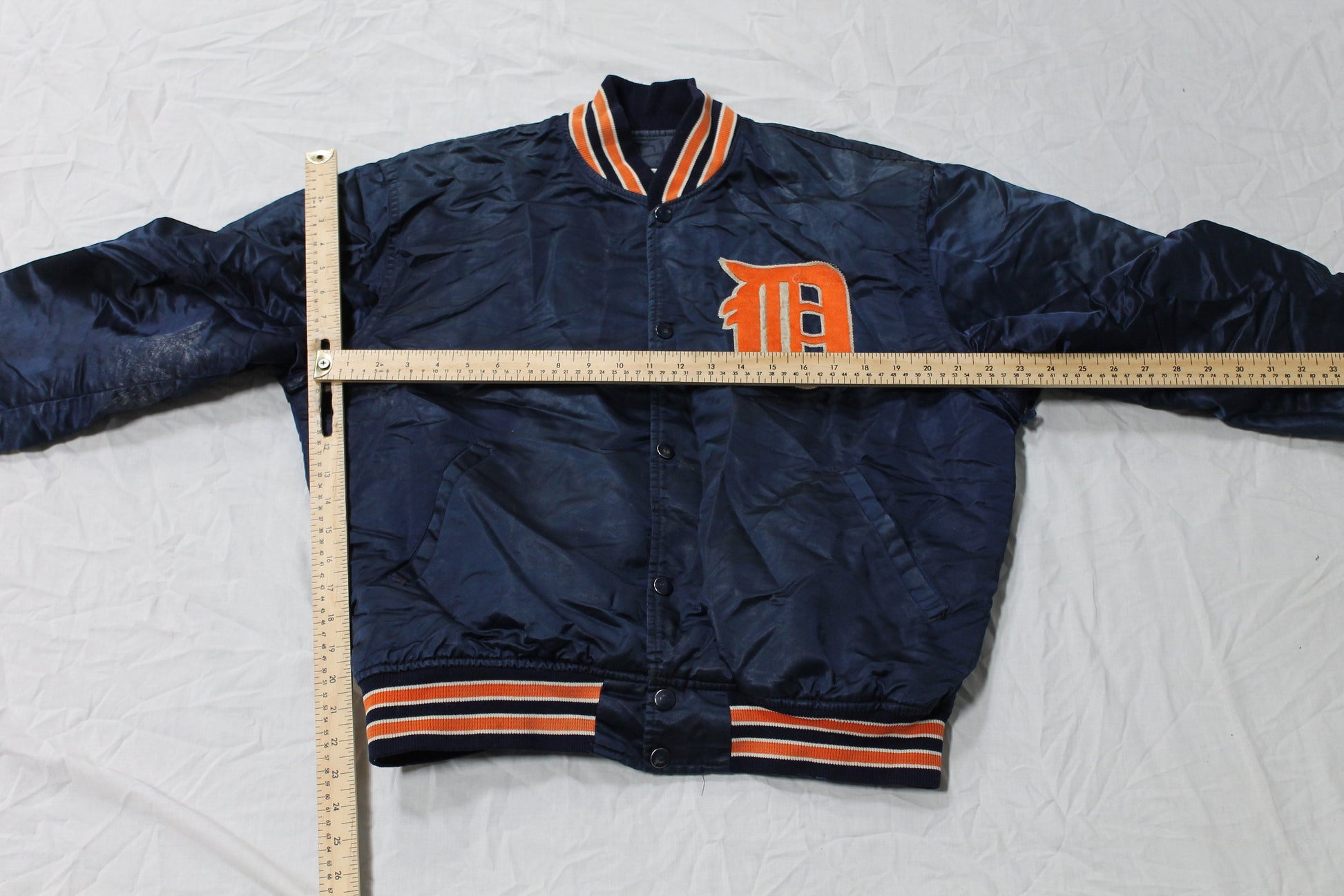 Vintage 1980s Detroit Tigers MLB Satin Starter Jacket