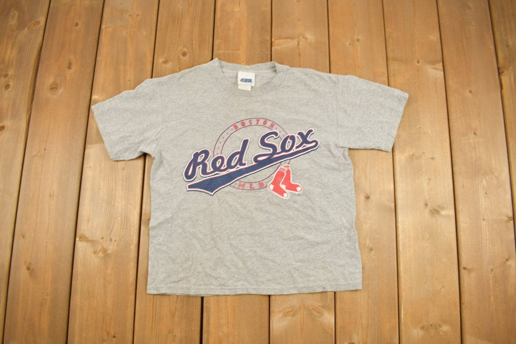 Vintage 1990s MLB Boston Red Sox Graphic T-Shirt / Made In USA / MLB Baseball / 90s Streetwear / Sportswear