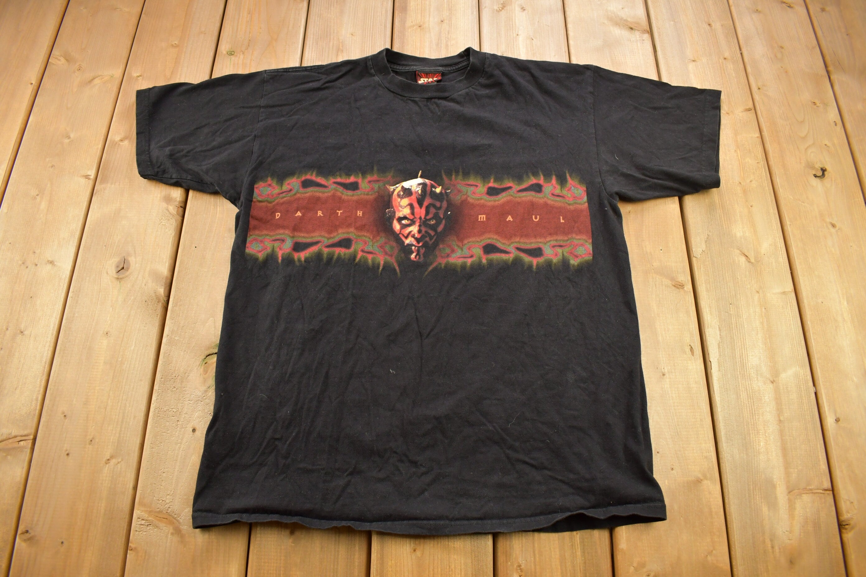 Vintage 1990s Darth Maul Star Wars Episode 1 Promo T-Shirt
