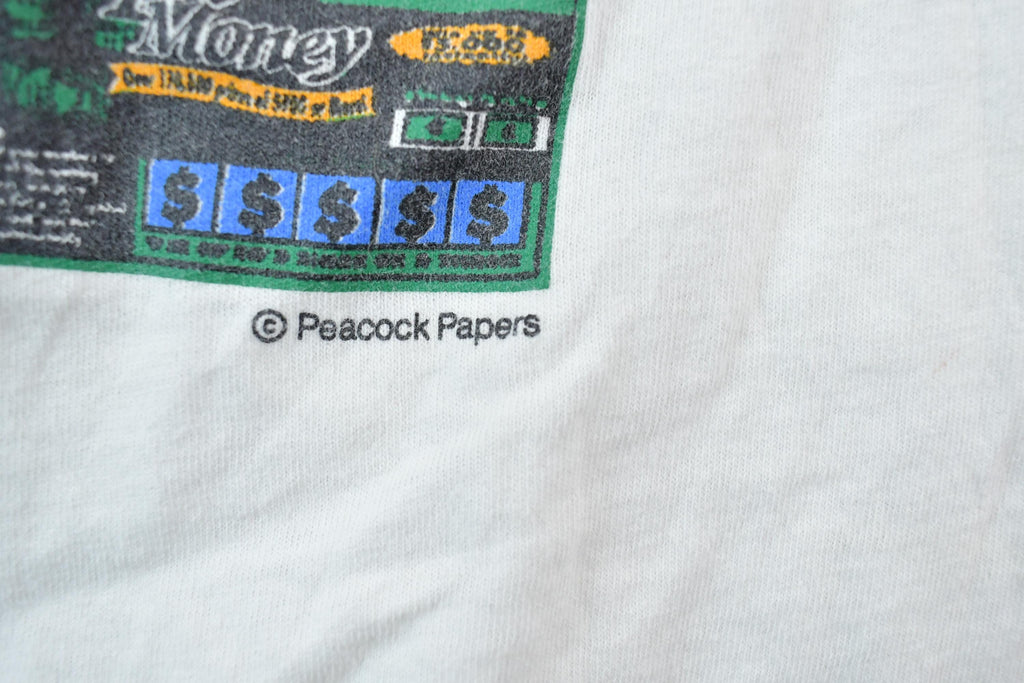 Vintage 1990s Hit The Lottery Graphic T-Shirt