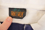Vintage 1990s OSSSA Windswept Striped Rugby Button Up Shirt Men's L