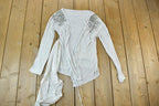 Women Vintage Vigos Y2K Angel Wings T-Shirt Vigoss Grunge Skull Print Shirt / Contrast Stitch / Internet Famous Clothing / Over Dyed