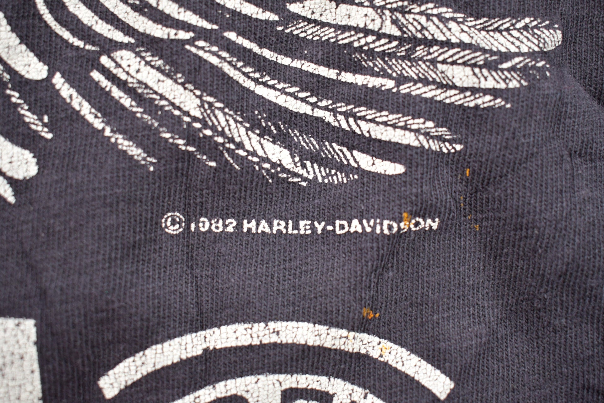 Vintage 1982 Harley Davidson Jack Daniels Graphic T-Shirt / Graphic / 80s / 90s / Streetwear / Retro Style / Single Stitch / Made In USA