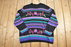 Vintage 1990's Alfred Dunner Abstract Knit Sweater