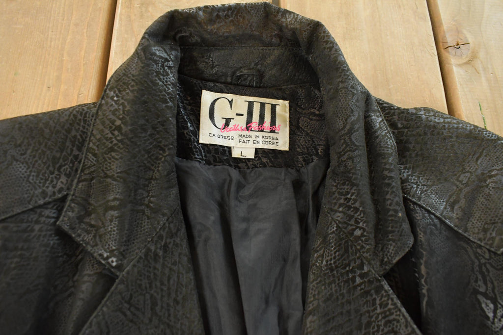Vintage 1990s G-III Leather Western Jacket Women's Medium