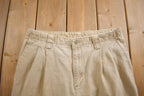 Vintage 1990's Dockers Cotton Khaki Trousers Size 31x30