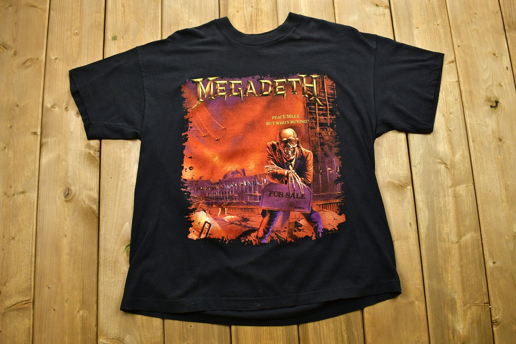 Vintage 2001 Megadeth "Peace Sells But Whos Buying?" Band T-Shirt