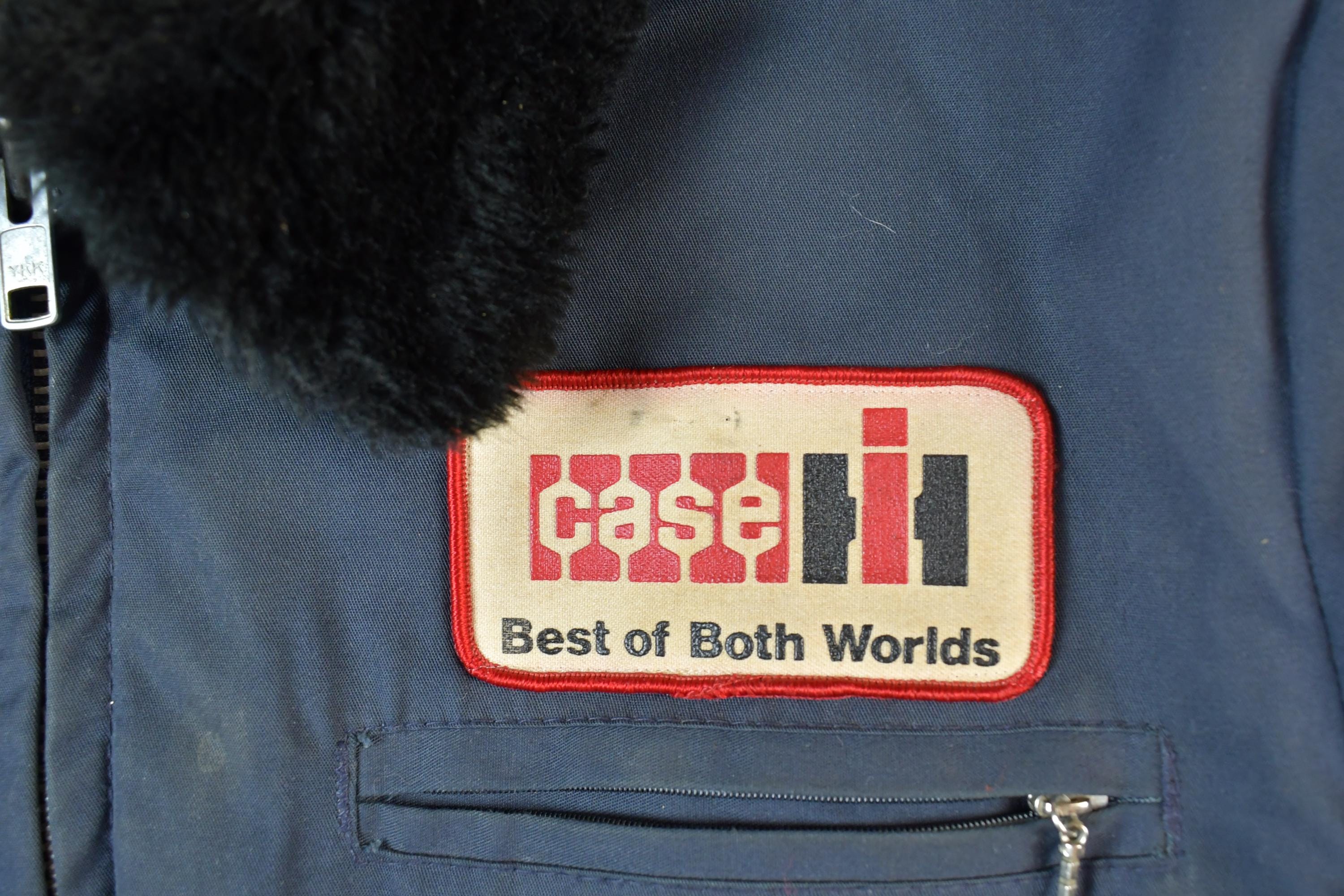 Vintage 1990s Case Workers Bomber Jacket Made In USA