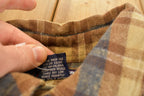 Vintage 1990s Five Brother Plaid Button Up Shirt Men's S