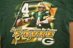 Vintage 1990s Brett Farve Green Bay Packers NFL Graphic T-Shirt