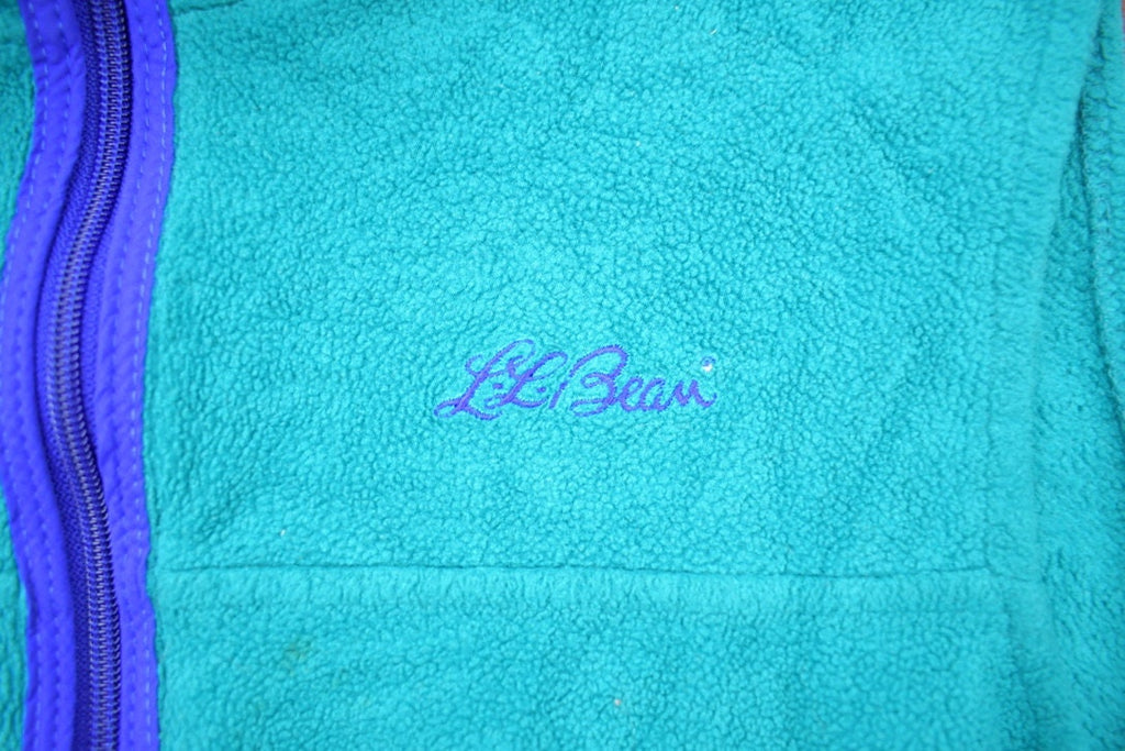 Vintage 1980s L.L Bean Fleece Sweater Vest