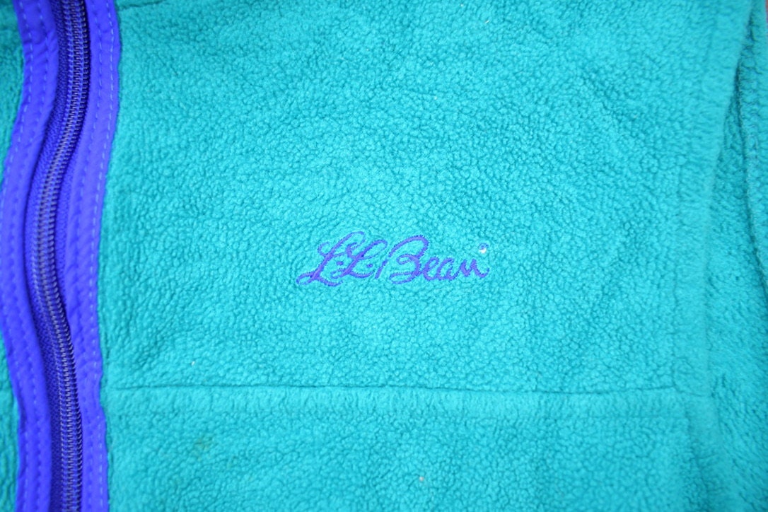 Vintage 1980s L.L Bean Fleece Sweater Vest