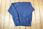Vintage 1990s FOTL Blank Blue Boxy Crewneck Sweatshirt