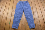 Vintage 1990s Levi's Pleated Jeans White Tab Jeans Size 26 x 28