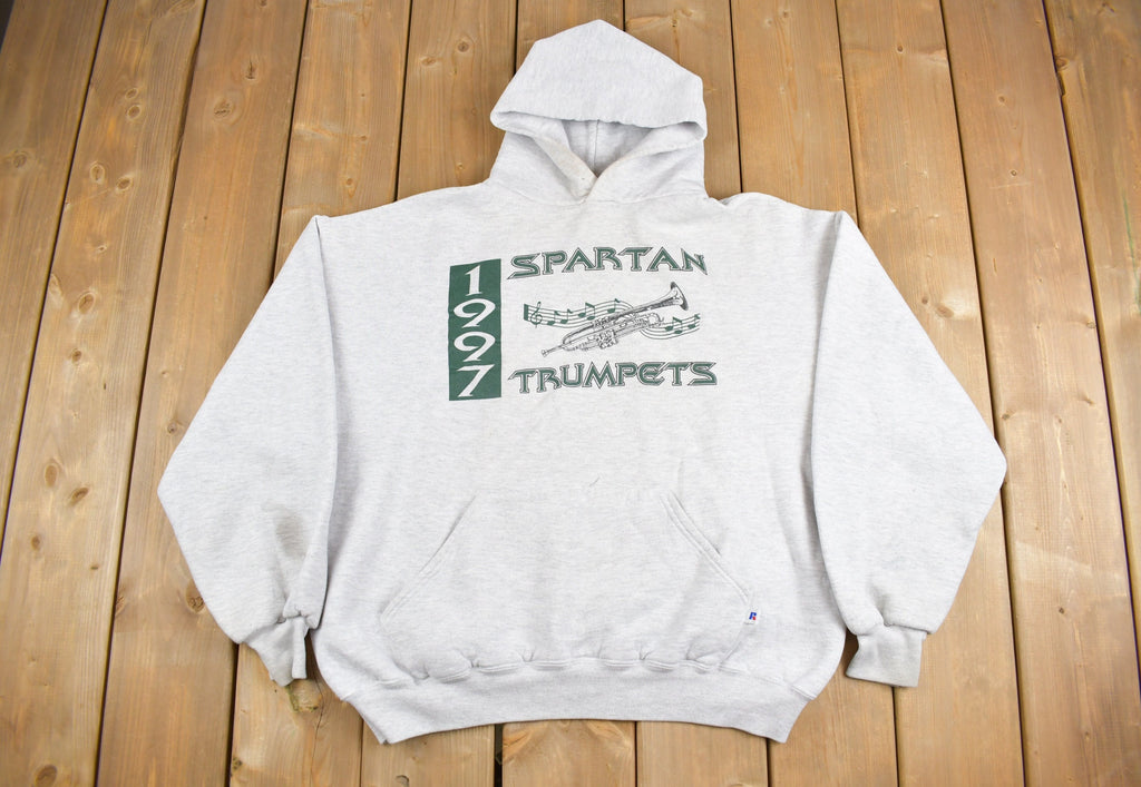 Vintage 1997 Spartan Trumpets Collegiate Hoodie