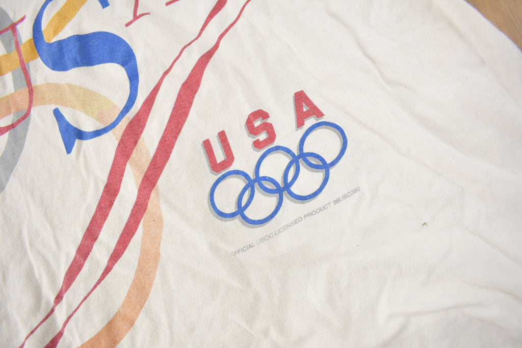 Vintage 1996 USA Olympics Single Stitch Graphic T Shirt Size XL