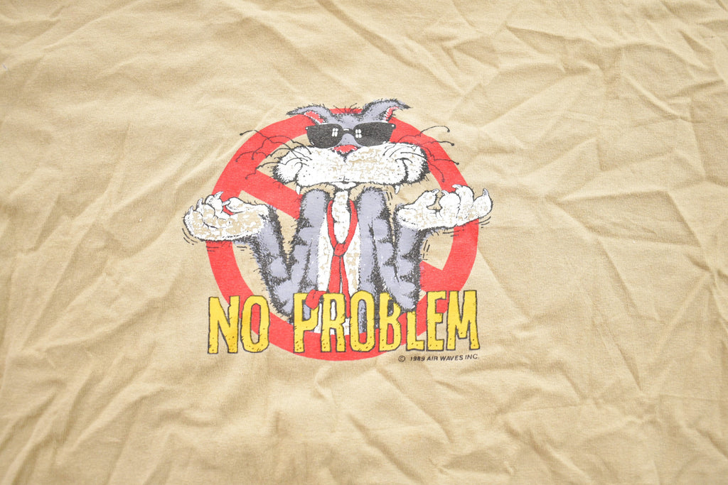 Vintage 1990s No Problem Graphic T-Shirt