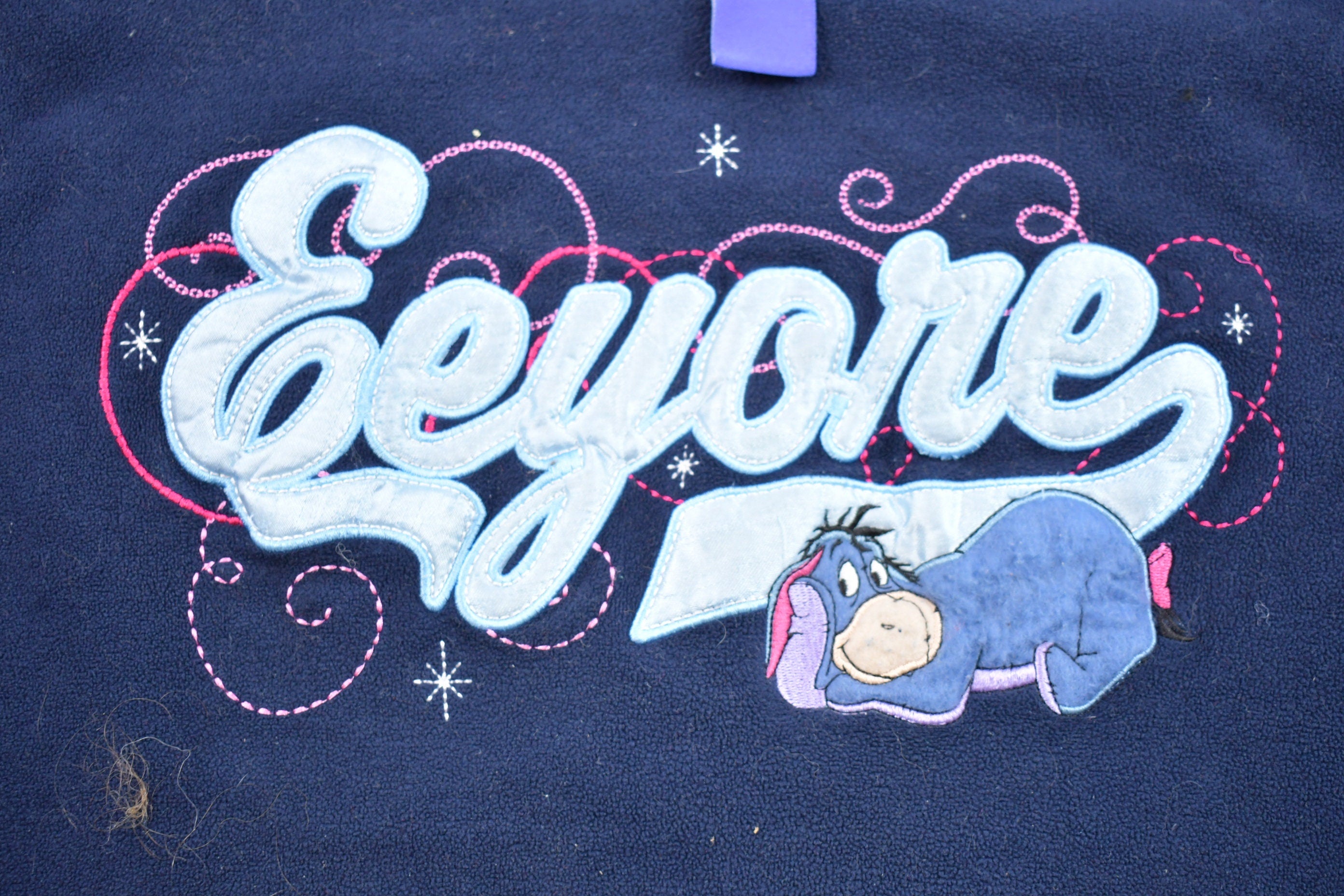 Vintage 1990s Eeyore Embroidered Disney Crewneck  Vintage Sweatshirt  American Sportswear  Vintage Cartoons  90s Disney