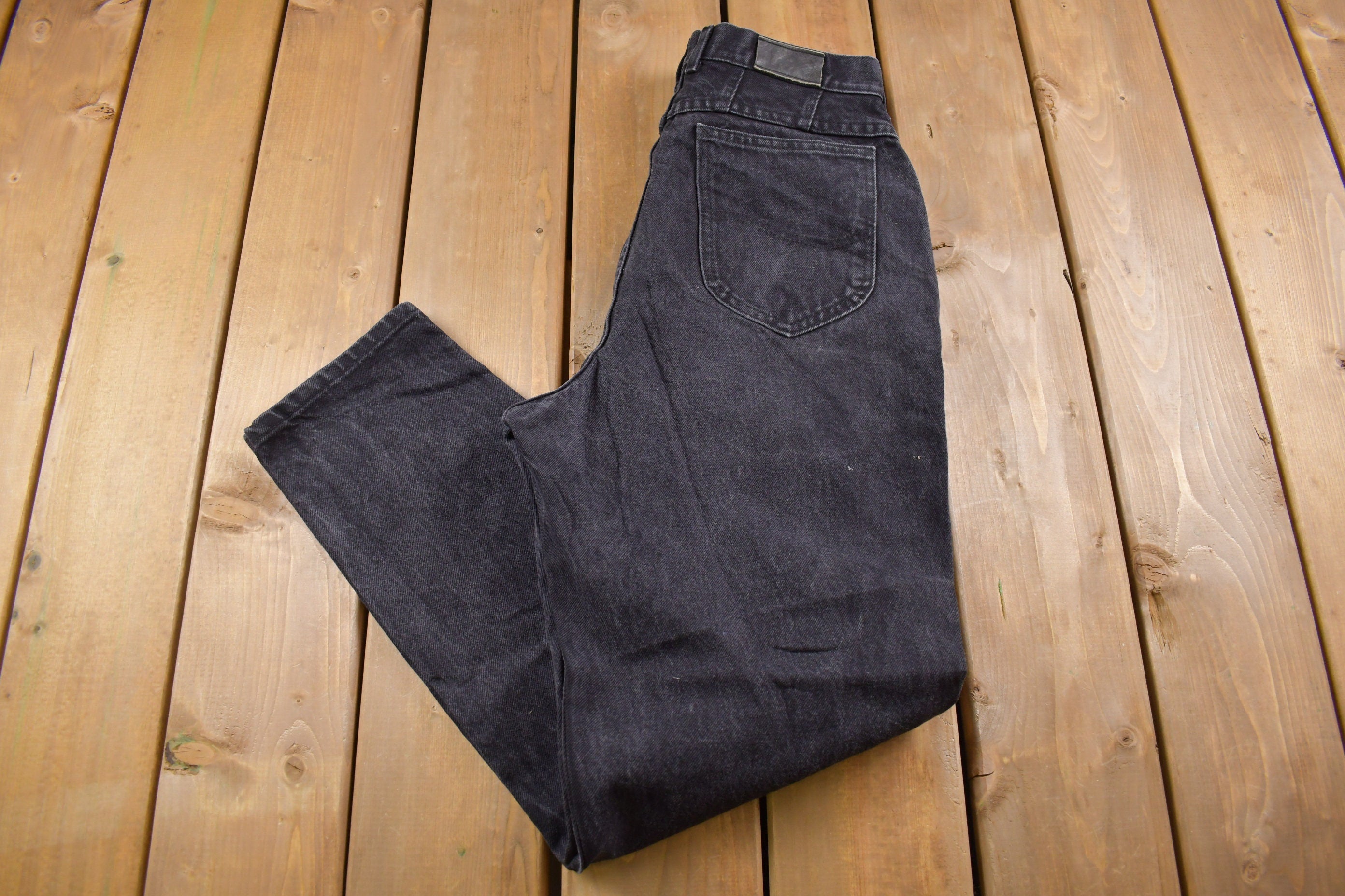 Vintage 1990's Lee Black Jeans 30 x 30