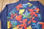 Vintage 1990s Susan Bristol Floral KnitSweater
