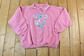 Vintage 1980s D'allaird's Cute Floral Collared Crewneck Sweater