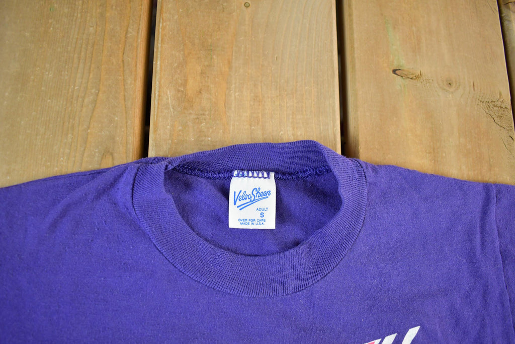 Vintage 1980s Girl Scouts Tohikanee Graphic T Shirt Men's XS