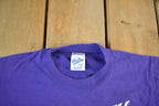 Vintage 1980s Girl Scouts Tohikanee Graphic T Shirt Men's XS