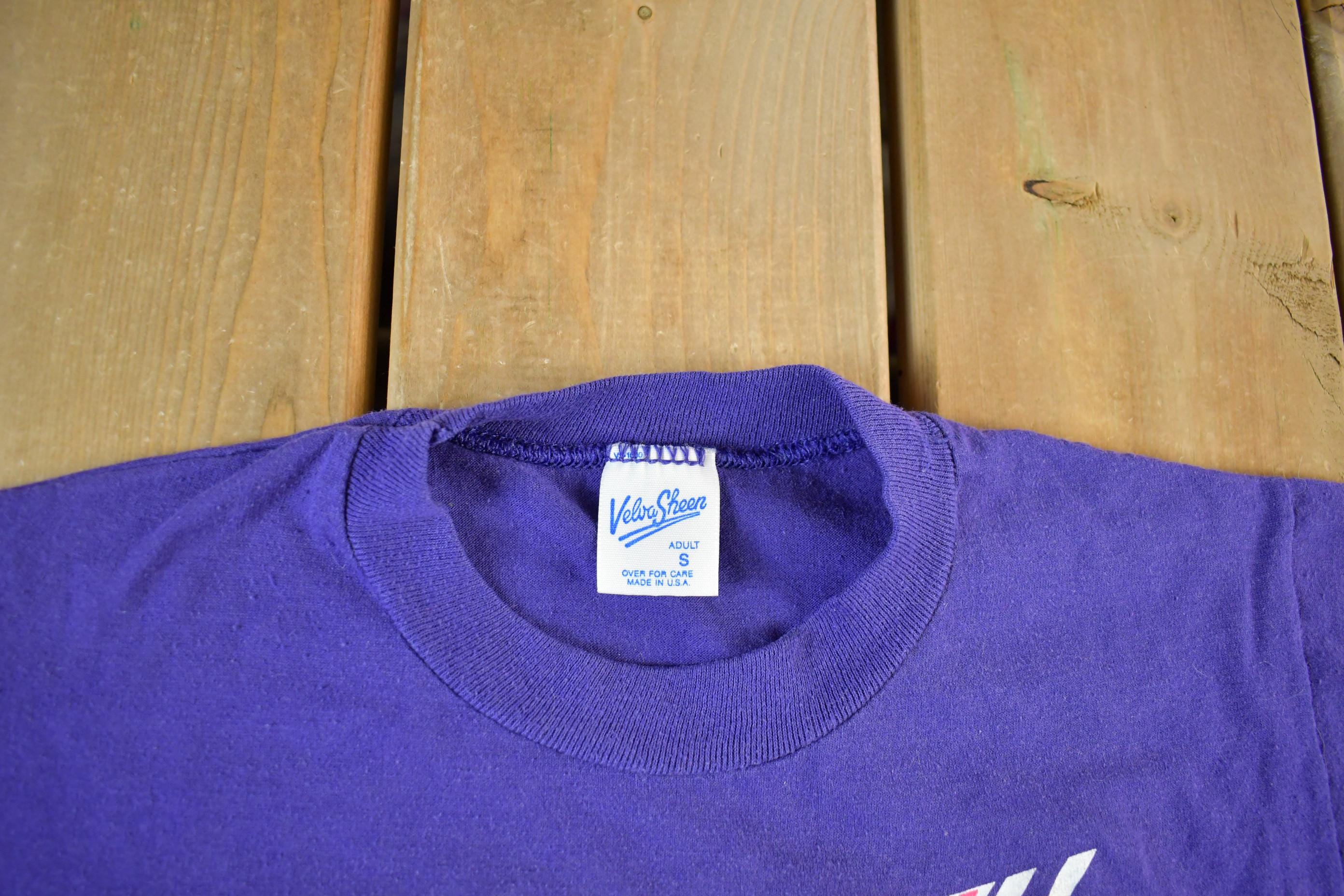 Vintage 1980s Girl Scouts Tohikanee Graphic T Shirt Men's XS