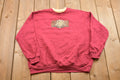 1990s Embroidered Tree Morning Sun Top Stitch Crewneck