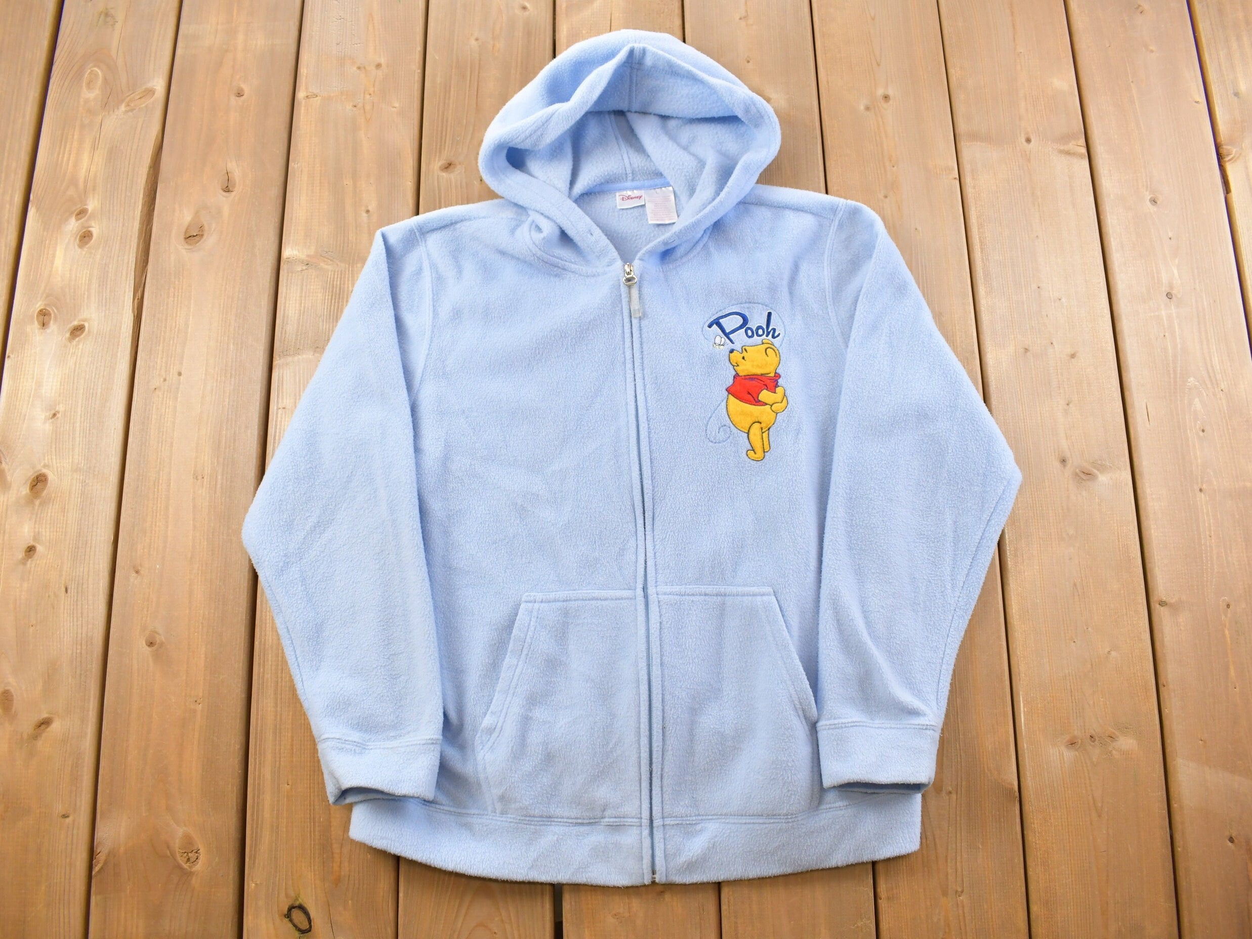 Vintage 1990s Disney Winnie The Pooh Disney Fleece Hoodie