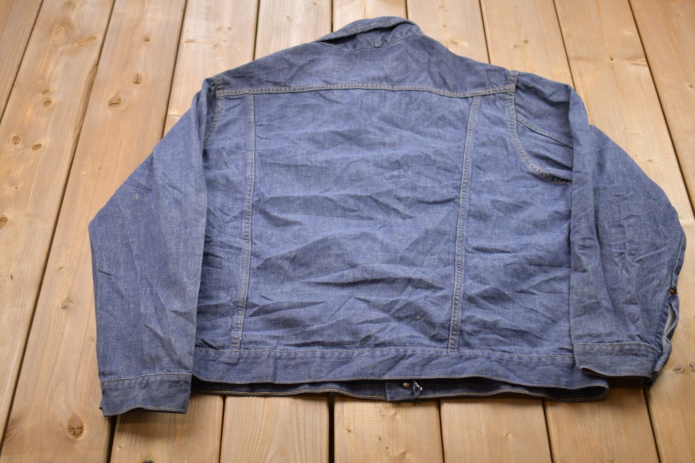 Vintage 1980s Sears Roebucks Denim Jean Jacket