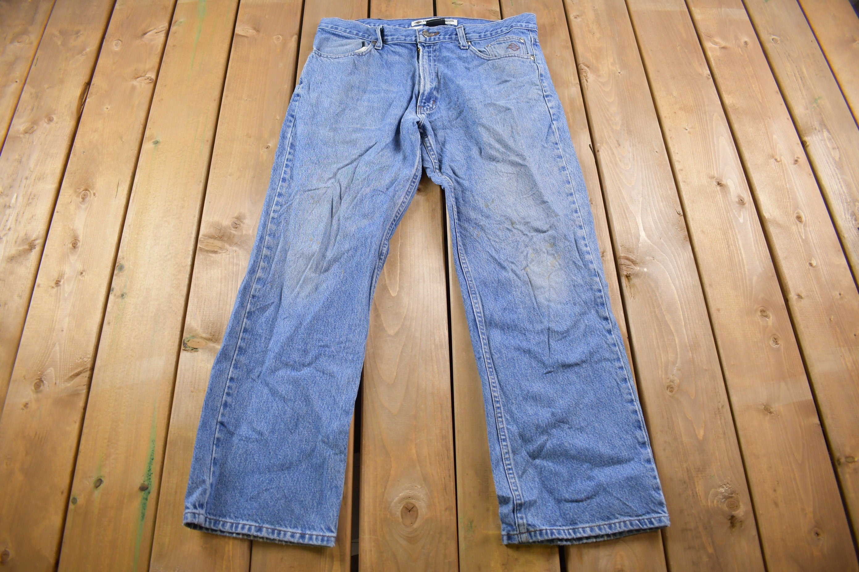 Vintage 1990's Harley Davidson Motorcycle Jeans 36 x 29