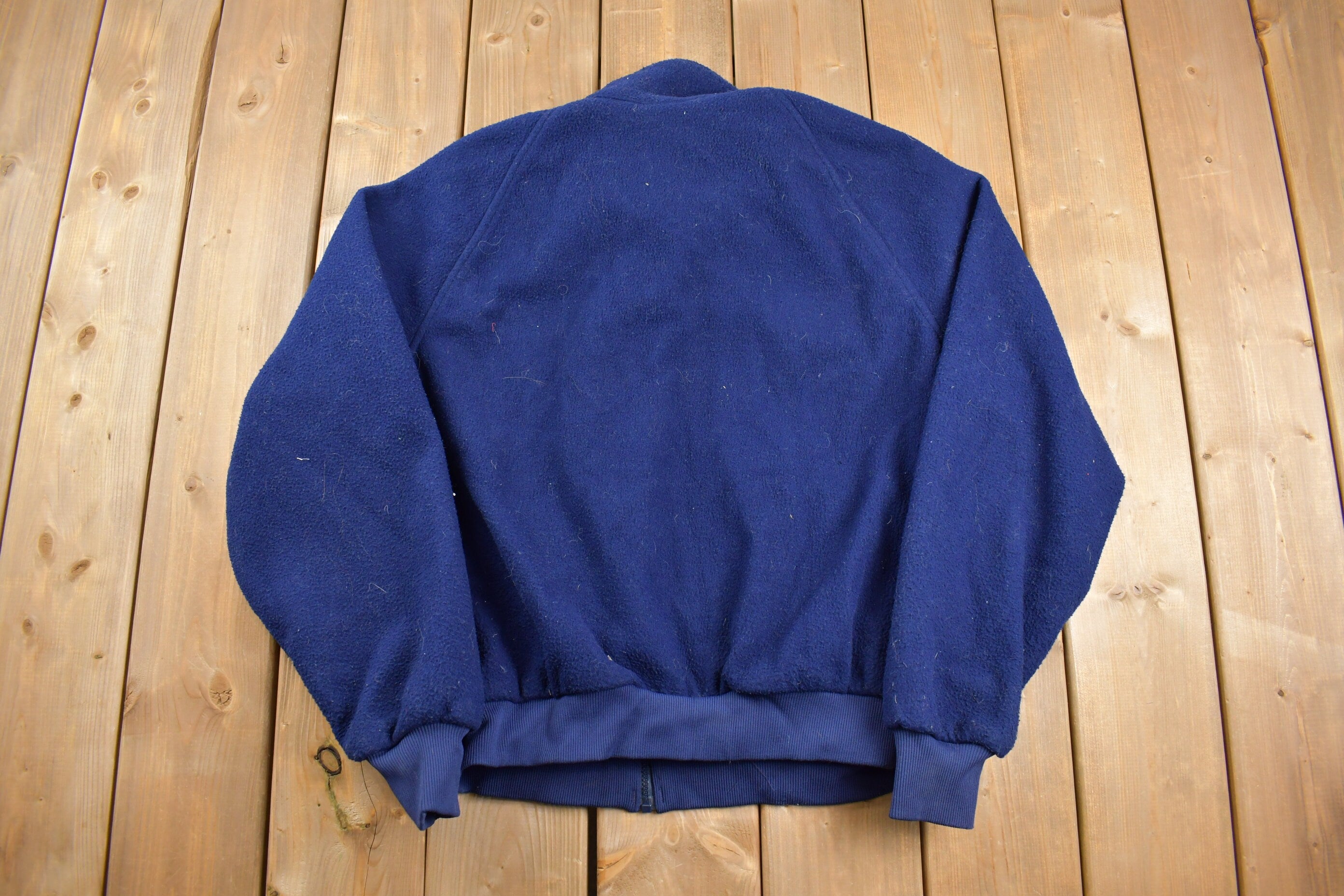 Vintage 1980s Columbia Fleece Zip Up Sweater