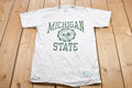Vintage 1990s University of Michigan State Spartans Graphic Collegiate T-Shirt