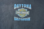 Vintage 1990s Daytona Beach Harley Davidson Motorcycles Graphic T-Shirt