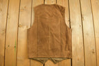 Vintage 1990s Leather Gallery Leather Western Vest