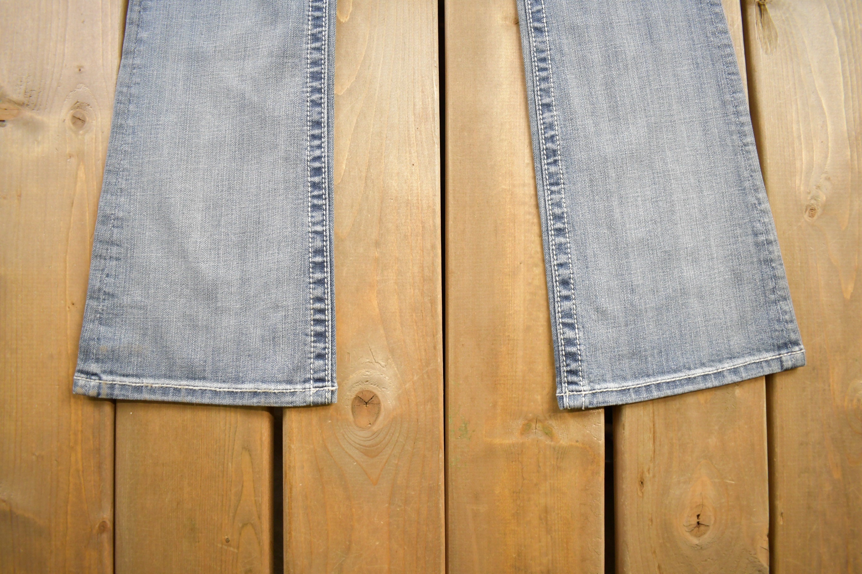 Vintage Y2K Miss Me Bedazzled Low Rise Jeans Size 26x32