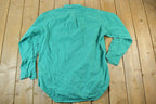 Vintage 1990s Polo By Ralph Lauren Mint Button Up Shirt